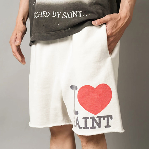 セントマイケルスーパーコピー SAINT Mx6 「I♥️SAINT」シリーズショートパンツ
