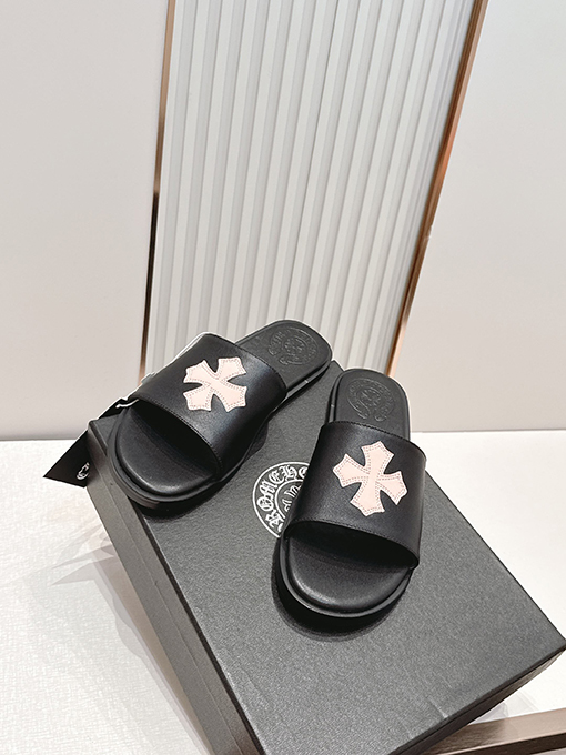 クロムハーツ 春夏カップルけフラットスリッパ