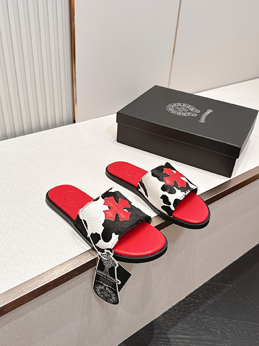 クロムハーツ 春夏カップルけフラットスリッパ