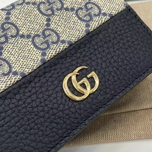 グッチコピー GG Marmont Supreme キャンバス製カードホルダーシリーズ
