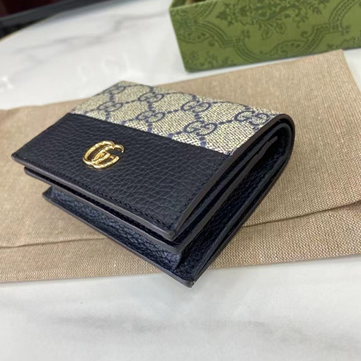 グッチコピー GG Marmont Supreme キャンバス製カードホルダーシリーズ