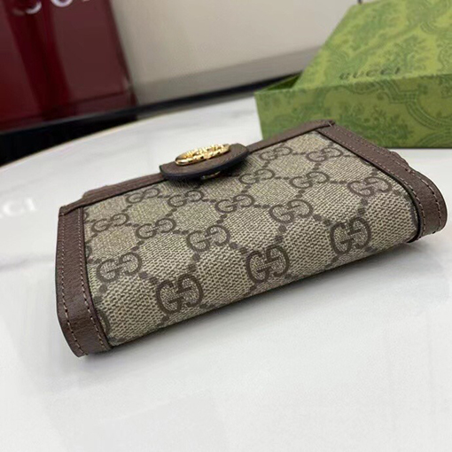 グッチコピー Ophidia GG Supreme ショートタイプのカードホルダー/財布