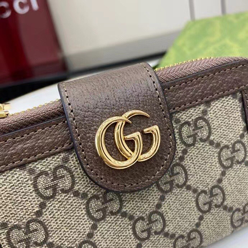グッチコピー Ophidia GG Supreme ショートタイプのカードホルダー/財布