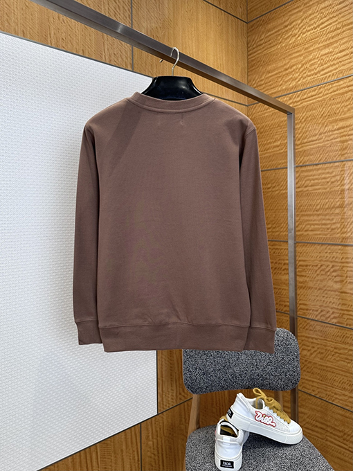 サンローランコピー SAINT LAURENT 裾にタグ付きクルーネックのスウェットシャツ