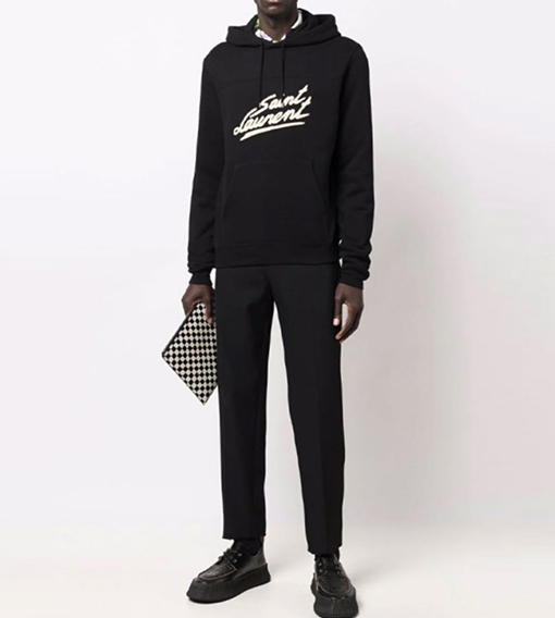 サンローランコピー SAINT LAURENT シグネチャープリントパーカー