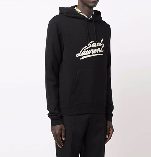 サンローランコピー SAINT LAURENT シグネチャープリントパーカー