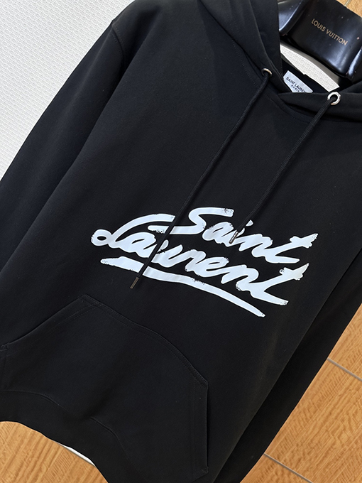 サンローランコピー SAINT LAURENT シグネチャープリントパーカー