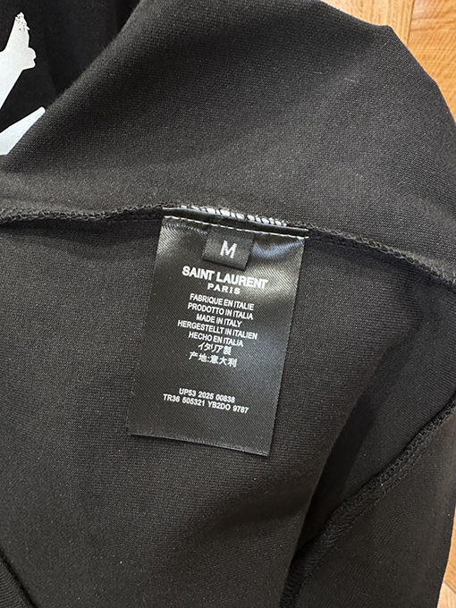 サンローランコピー SAINT LAURENT シグネチャープリントパーカー