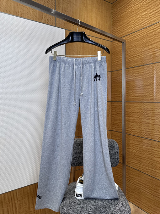 クロムハーツコピー クロス刺繍入りストレートレッグカジュアルパンツ