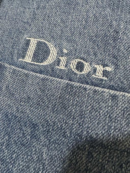 ディオール Dior ロゴ刺繍入りワークウェアデニムジャケット