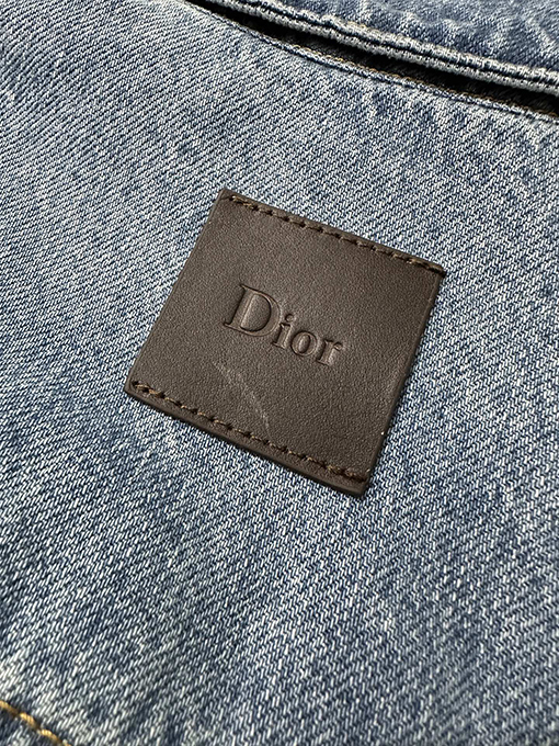 ディオール Dior ロゴ刺繍入りワークウェアデニムジャケット