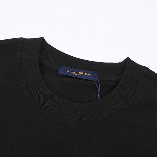 ルイヴィトン アーチ橋の透かし彫り刺繍入り半袖Tシャツ