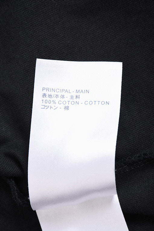 ルイヴィトン スーパーコピー刺繍入りデニムパッチ付きウォッシュ半袖Tシャツ