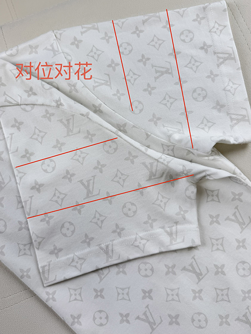 ルイヴィトンスーパーコピー 蓄光モノグラム入り半袖Tシャツ