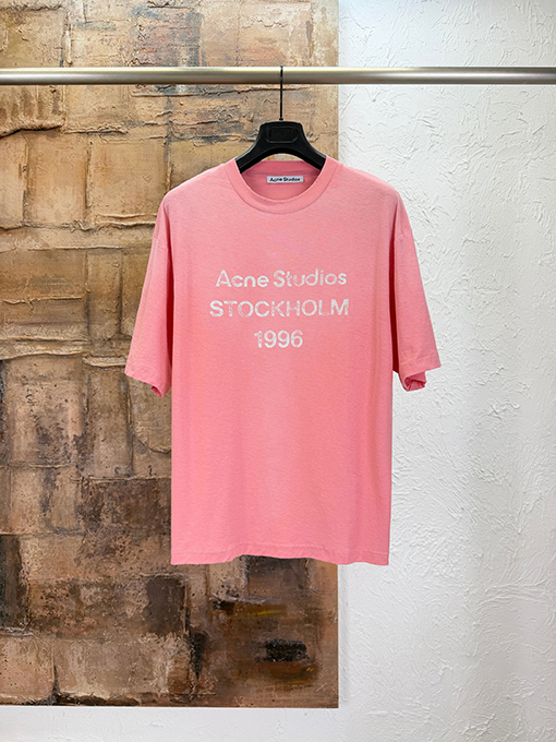 アクネストゥディオズスーパーコピー Acne Studios 1996 ロゴプリント入り半袖Tシャツ