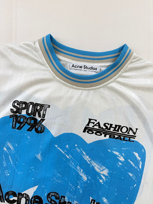 アクネストゥディオズ Acne Studios 限定 1996 プリントジャージー半袖Tシャツ