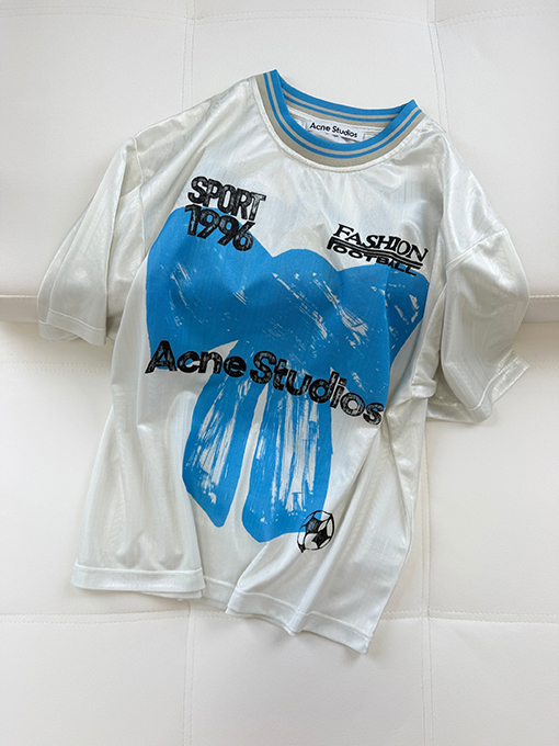 アクネストゥディオズ Acne Studios 限定 1996 プリントジャージー半袖Tシャツ