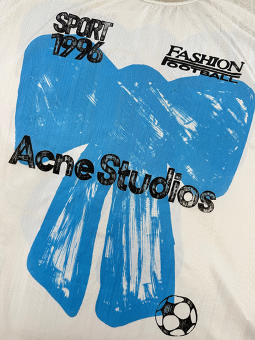 アクネストゥディオズ Acne Studios 限定 1996 プリントジャージー半袖Tシャツ