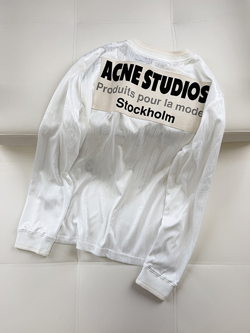 アクネストゥディオズ Acne Studios アップリケ刺繍入り長袖ジャージー