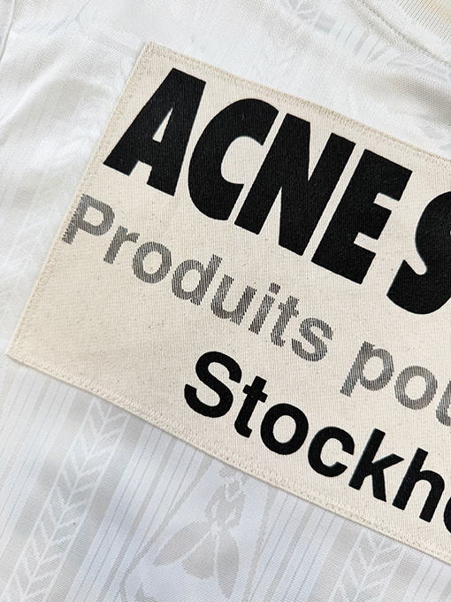 アクネストゥディオズ Acne Studios アップリケ刺繍入り長袖ジャージー