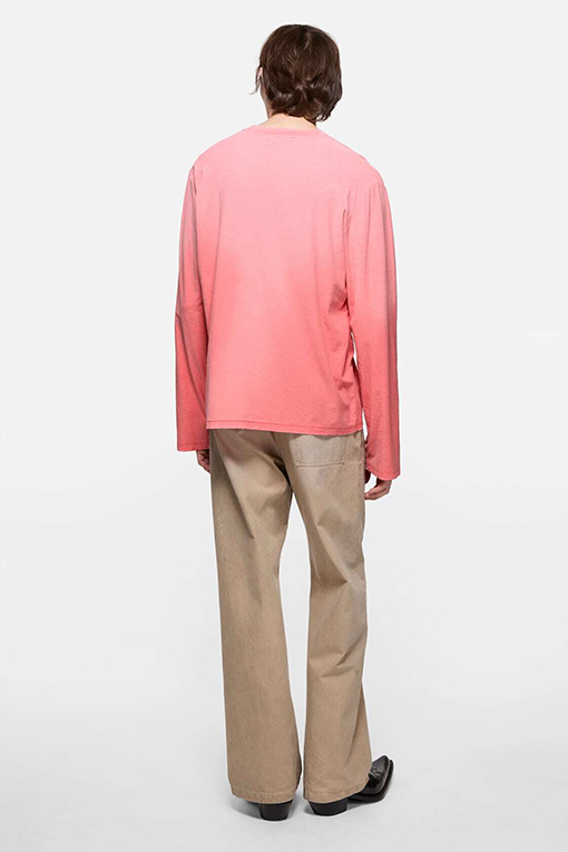 アクネストゥディオズ長袖シャツコピー Acne Studios スプレープリント 1996 ロゴ入り長袖シャツ