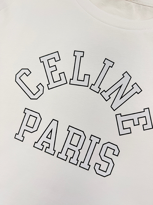 セリーヌ CELINE フレーム文字入り長袖シャツ