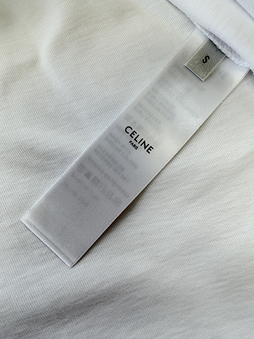 セリーヌ CELINE フレーム文字入り長袖シャツ