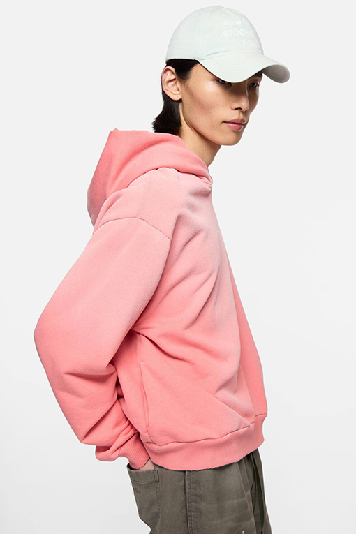 アクネストゥディオズ Acne Studios ロゴプリント入りフード付きスウェットシャツ