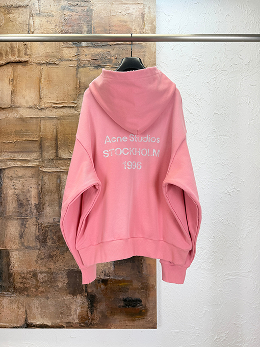 アクネストゥディオズ Acne Studios ロゴプリント入りフード付きスウェットシャツ