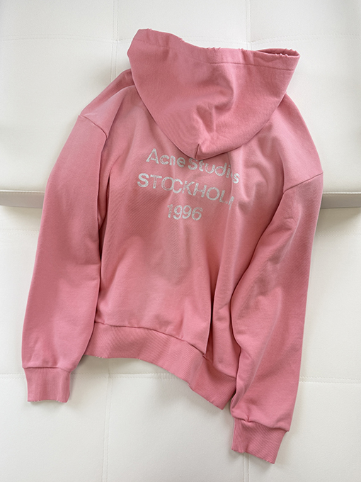 アクネストゥディオズ Acne Studios ロゴプリント入りフード付きスウェットシャツ