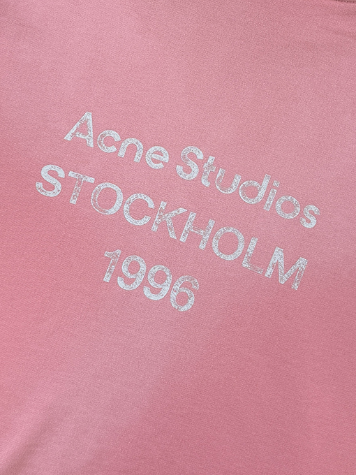 アクネストゥディオズ Acne Studios ロゴプリント入りフード付きスウェットシャツ