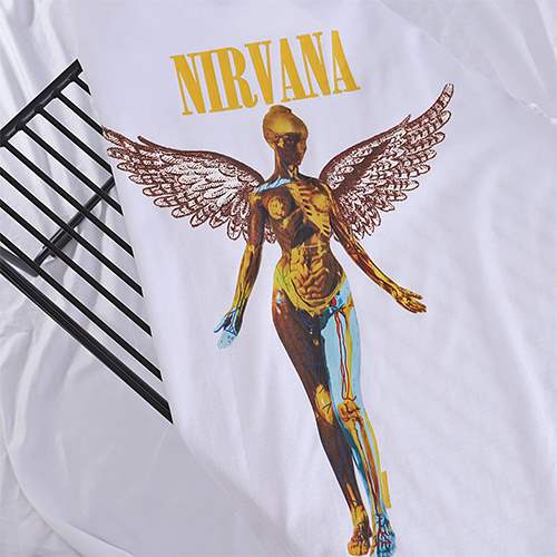 【NIRVANA】メンズ レディース 半袖Tシャツ 