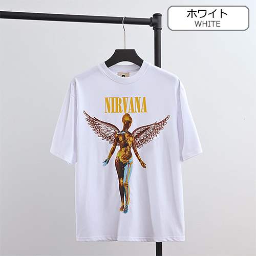 【NIRVANA】メンズ レディース 半袖Tシャツ 