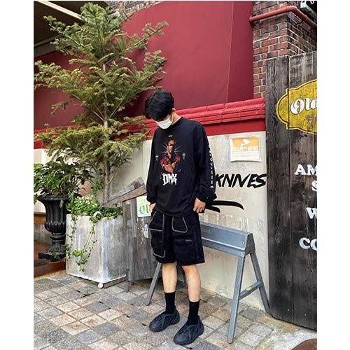 【バレンシアガ】Yeezy×DMX メンズ レディース 長袖Tシャツ   