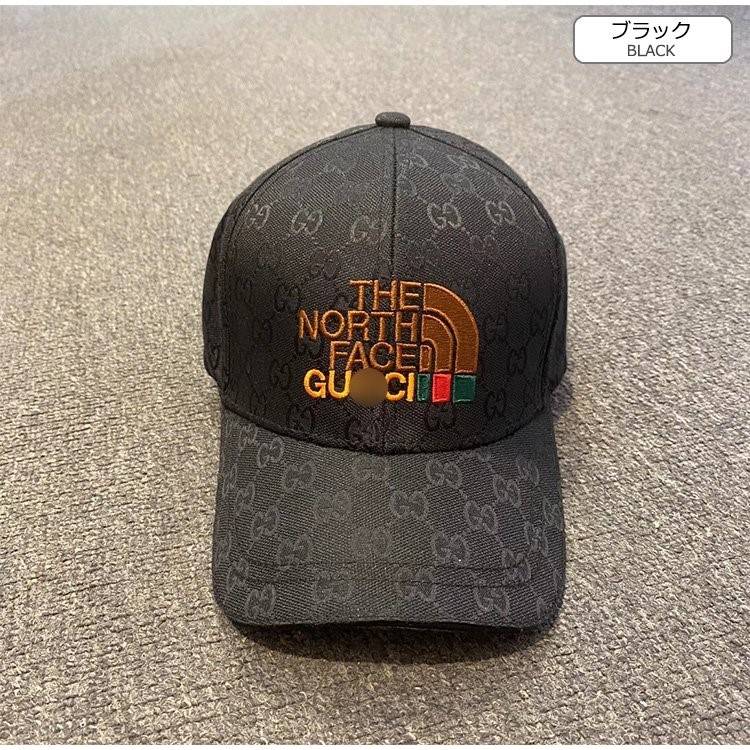 【グッチ】×【ノースフェイス 】CAP 帽子   