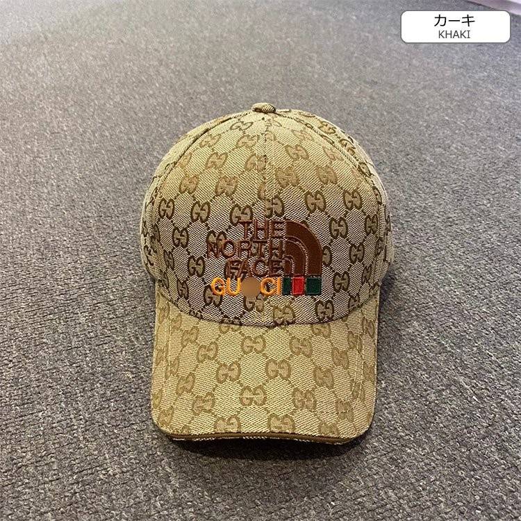 【グッチ】×【ノースフェイス 】CAP 帽子   