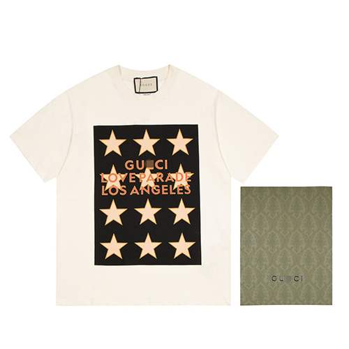【グッチ】メンズ レディース 半袖Tシャツ 