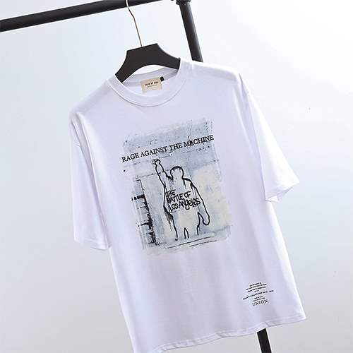 フィアオブゴッド コピー × RAGE メンズ レディース 半袖Tシャツ