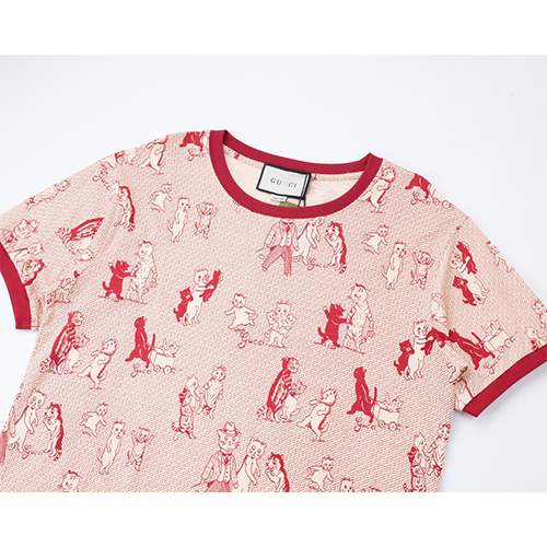 【グッチ】メンズ レディース 半袖Tシャツ 