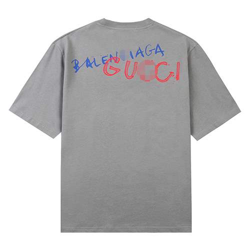 【グッチ】×【バレンシアガ】メンズ レディース 半袖Tシャツ 