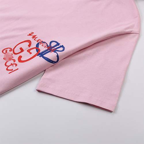 【グッチ】×【バレンシアガ】メンズ レディース 半袖Tシャツ 
