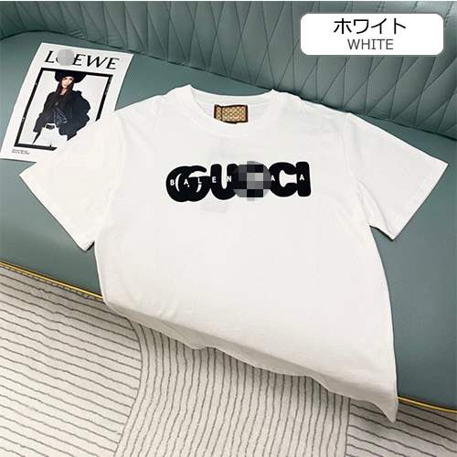【バレンシアガ】×【グッチ】メンズ レディース 半袖Tシャツ 