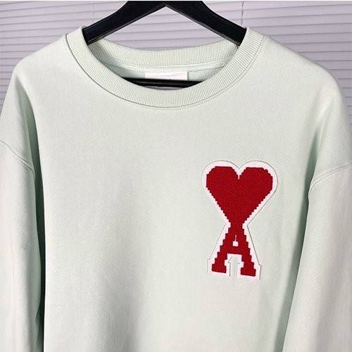 【AMI】メンズ レディース 長袖　スウェットTシャツ    