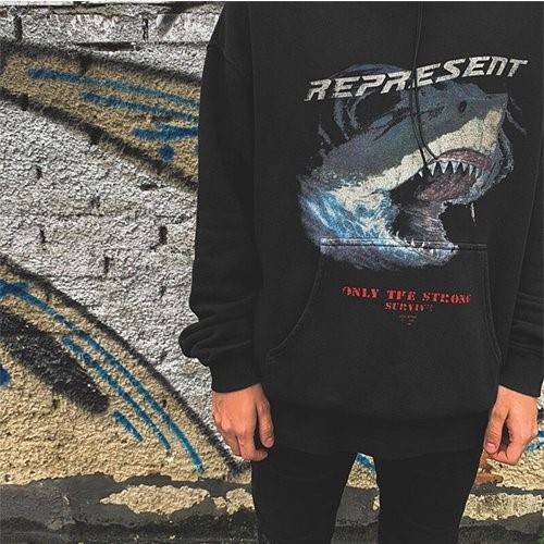 【REPRESENT】メンズファッション フード Tシャツ パーカー  