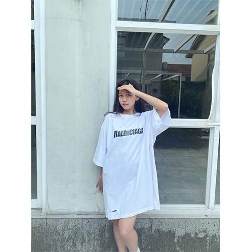 【バレンシアガ】メンズ レディース 半袖Tシャツ 