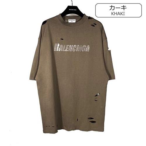 【バレンシアガ】メンズ レディース 半袖Tシャツ 