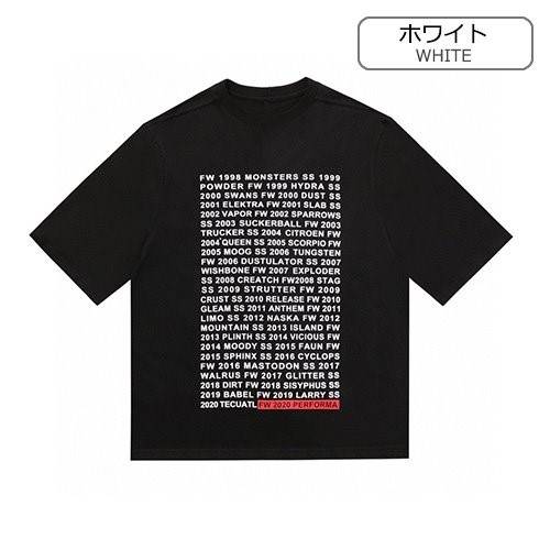 リックオウエンス偽物  メンズ レディース 半袖Tシャツ