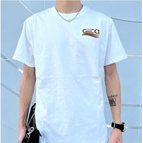 【バレンシアガ】×【グッチ】メンズ レディース 半袖Tシャツ 