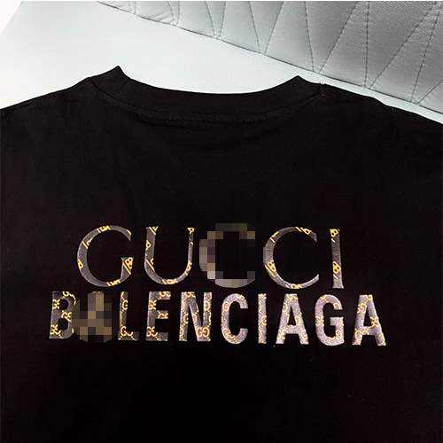 【バレンシアガ】×【グッチ】メンズ レディース 半袖Tシャツ 