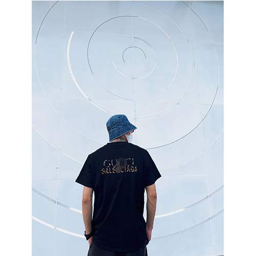 【バレンシアガ】×【グッチ】メンズ レディース 半袖Tシャツ 